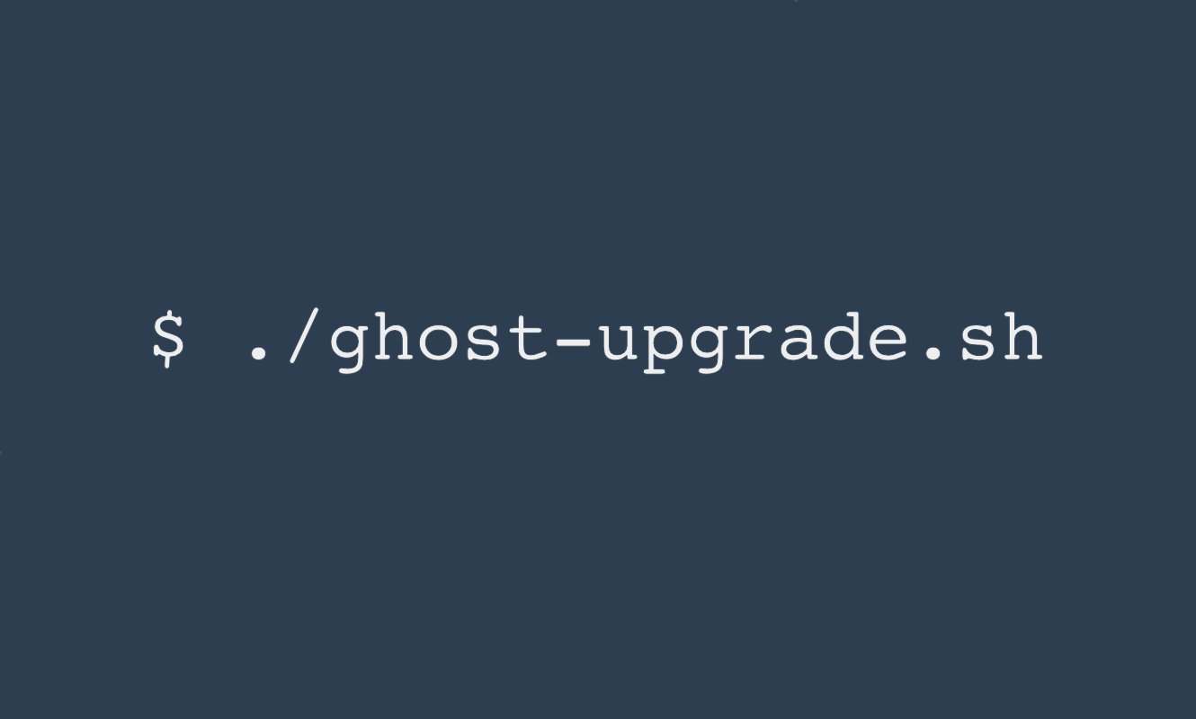 Mise à jour semi-automatique de votre blog Ghost